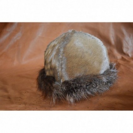 Calfskin/beaver viking hat, Birka-style
