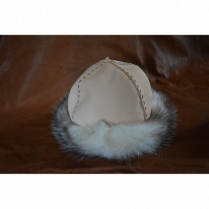 Birka style hat with Opussum Fur