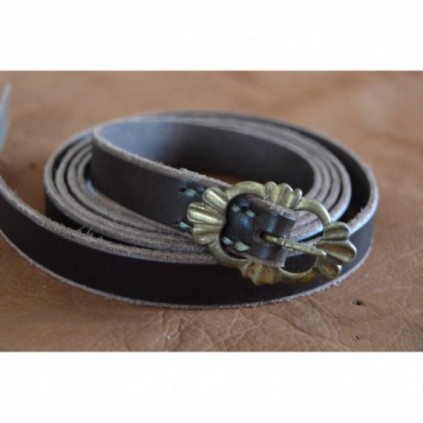 Dark middle age belt, 160cm